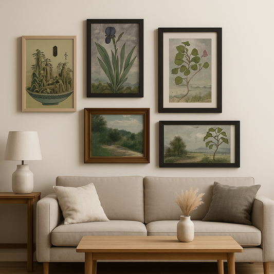 Modern Living: Minimalist Home Style with Digital Art