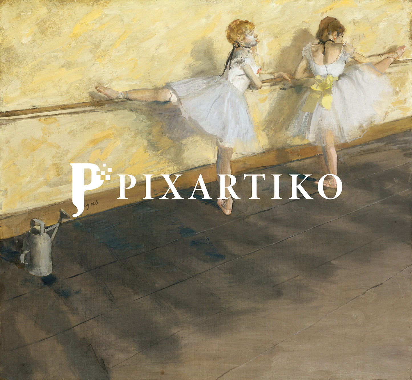 "Dancers Practicing at the Barre" by Edgar Degas