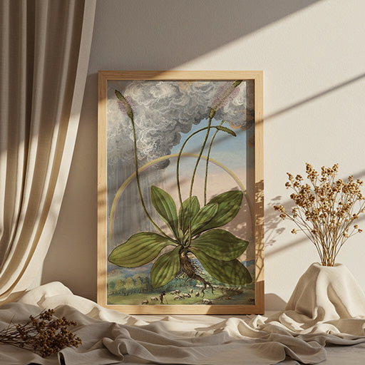 Plantago maior | Vintage Botanical Print
