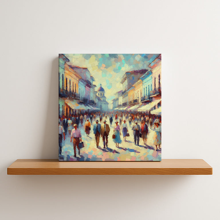 "Crowded Promenade" by Pixartika Collective
