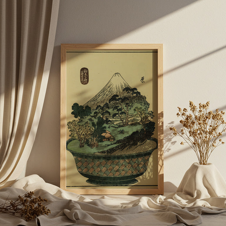 "Hara – Miniature Mt. Fuji" | Japanese Vintage Landscape