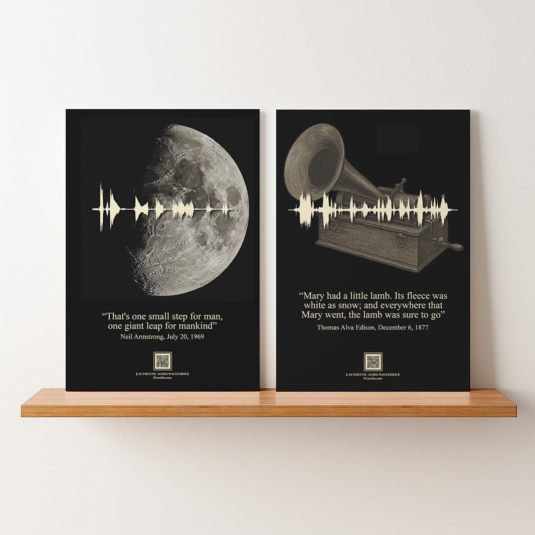 Historic SoundPrints Set | Printable Wall Art with QR Audio