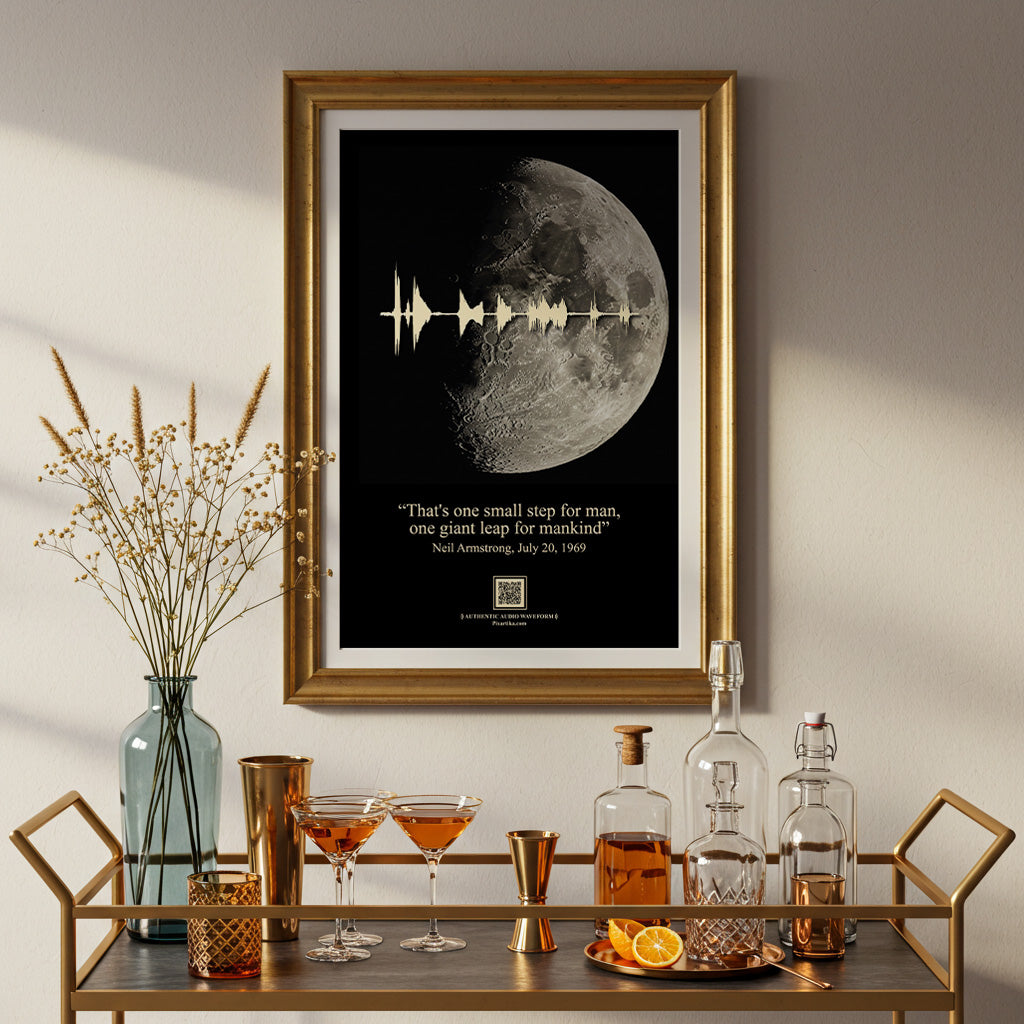 "One Giant Leap" | Printable Art with Historic Audio