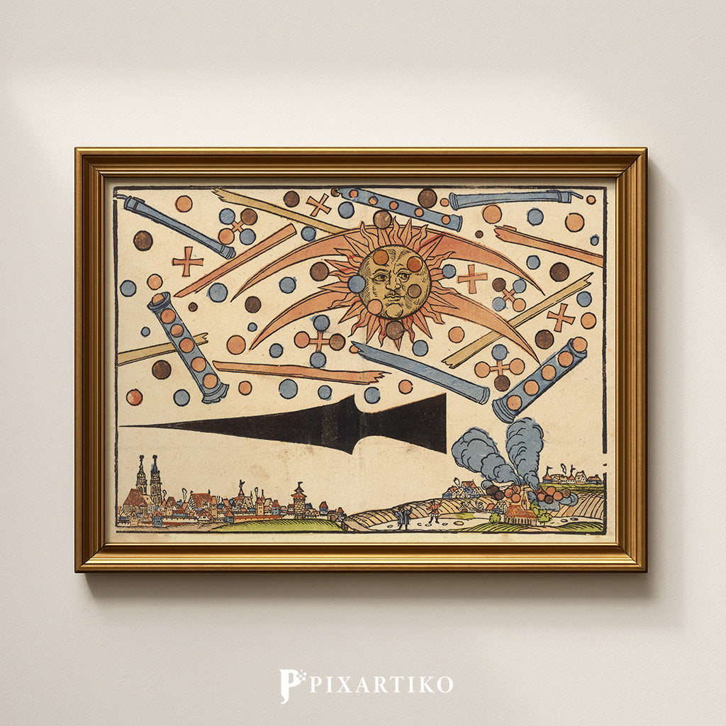 Celestial Phenomenon Over Nuremberg, 1561