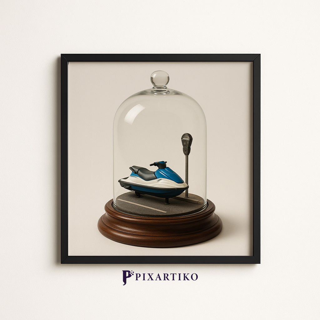 "Urban Island Parking" | Printable Modern Decor Download