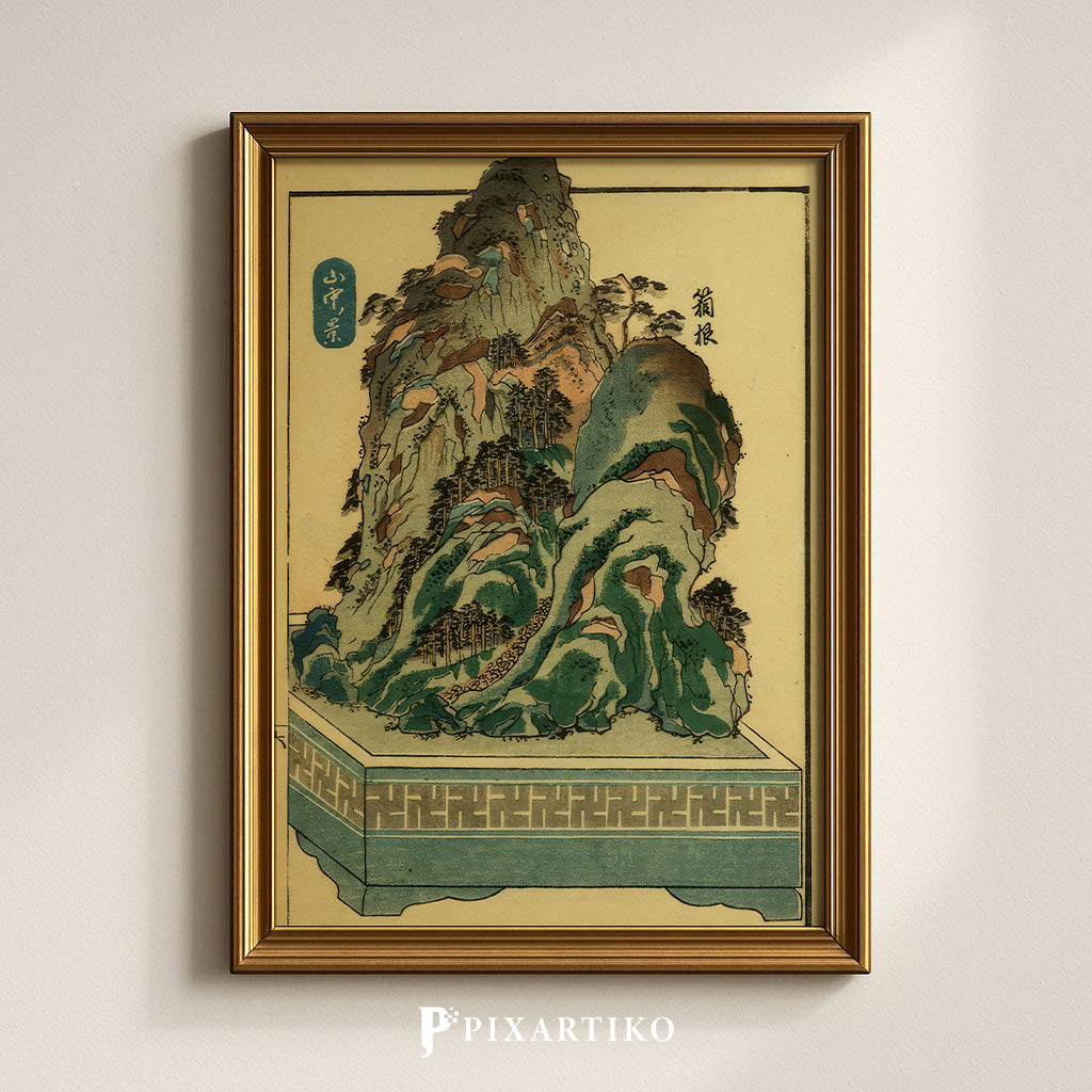 "Hakone – Sacred Peak" | Japanese Mountain Landscape