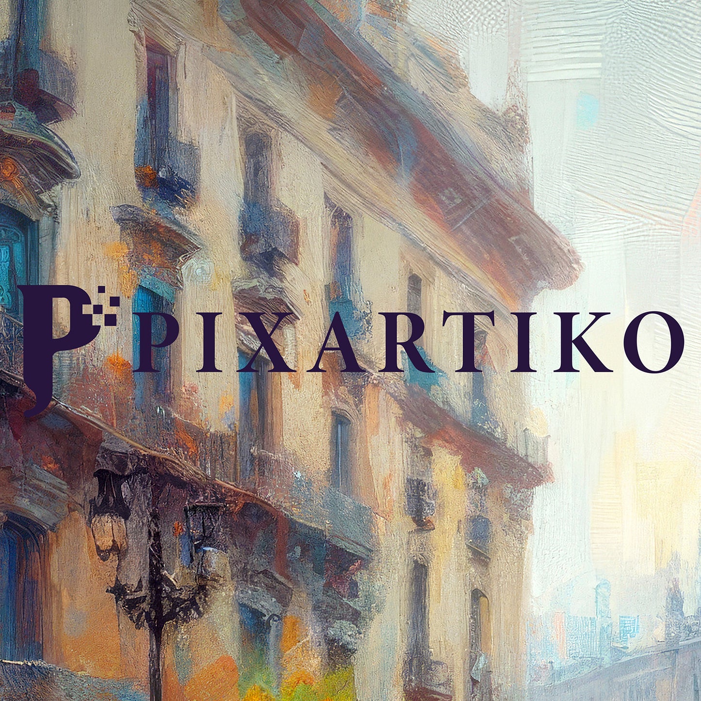 "Rainy Cathedral Square" by Pixartika Collective