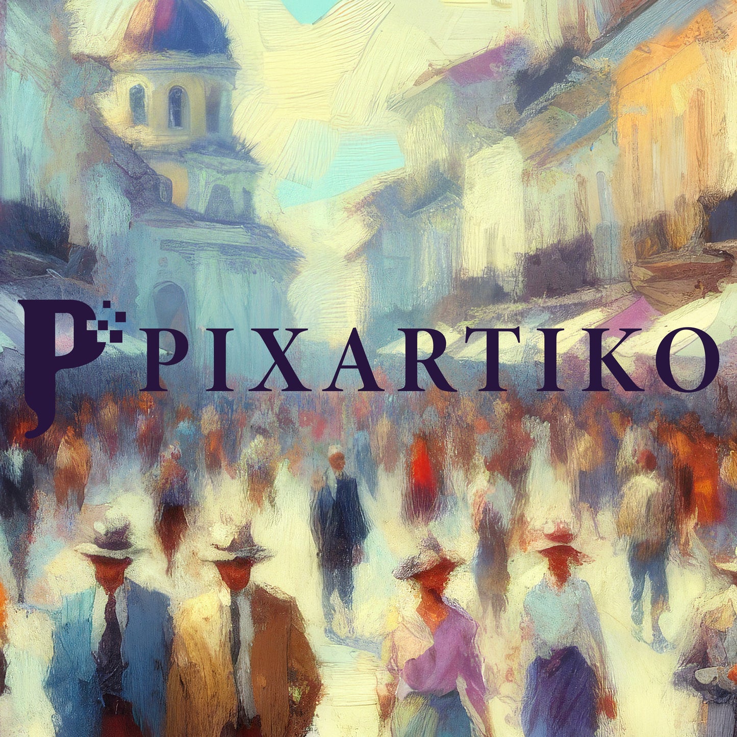 "Crowded Promenade" by Pixartika Collective