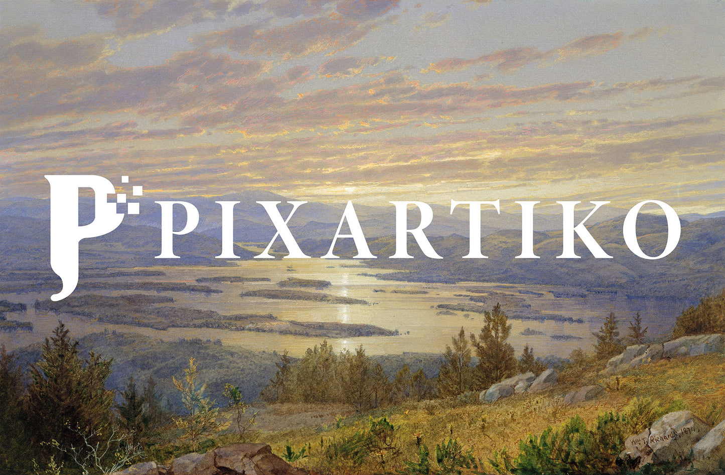Lake Squam from Red Hill | Landscape Print