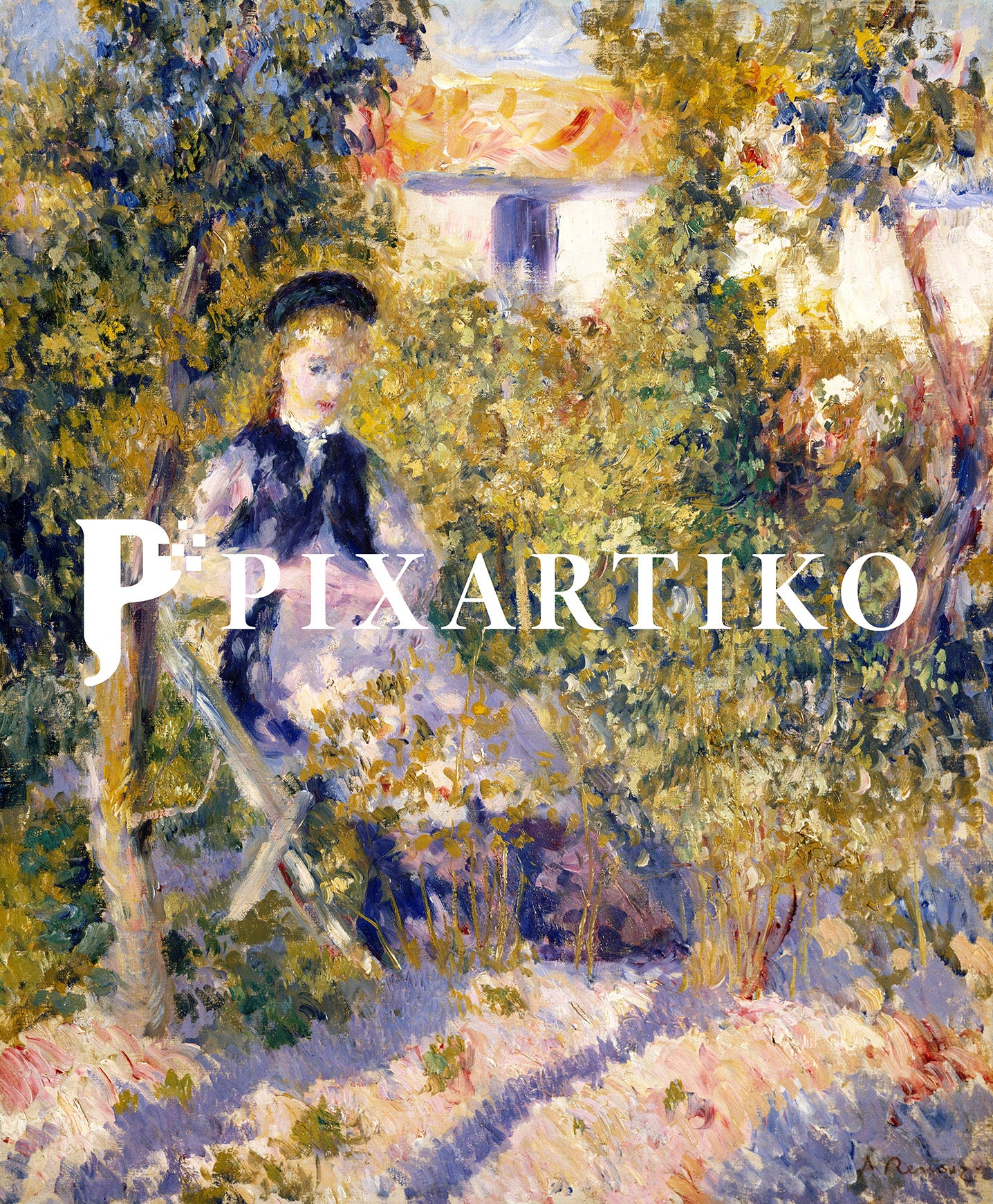 "Nini in the Garden" by Auguste Renoir