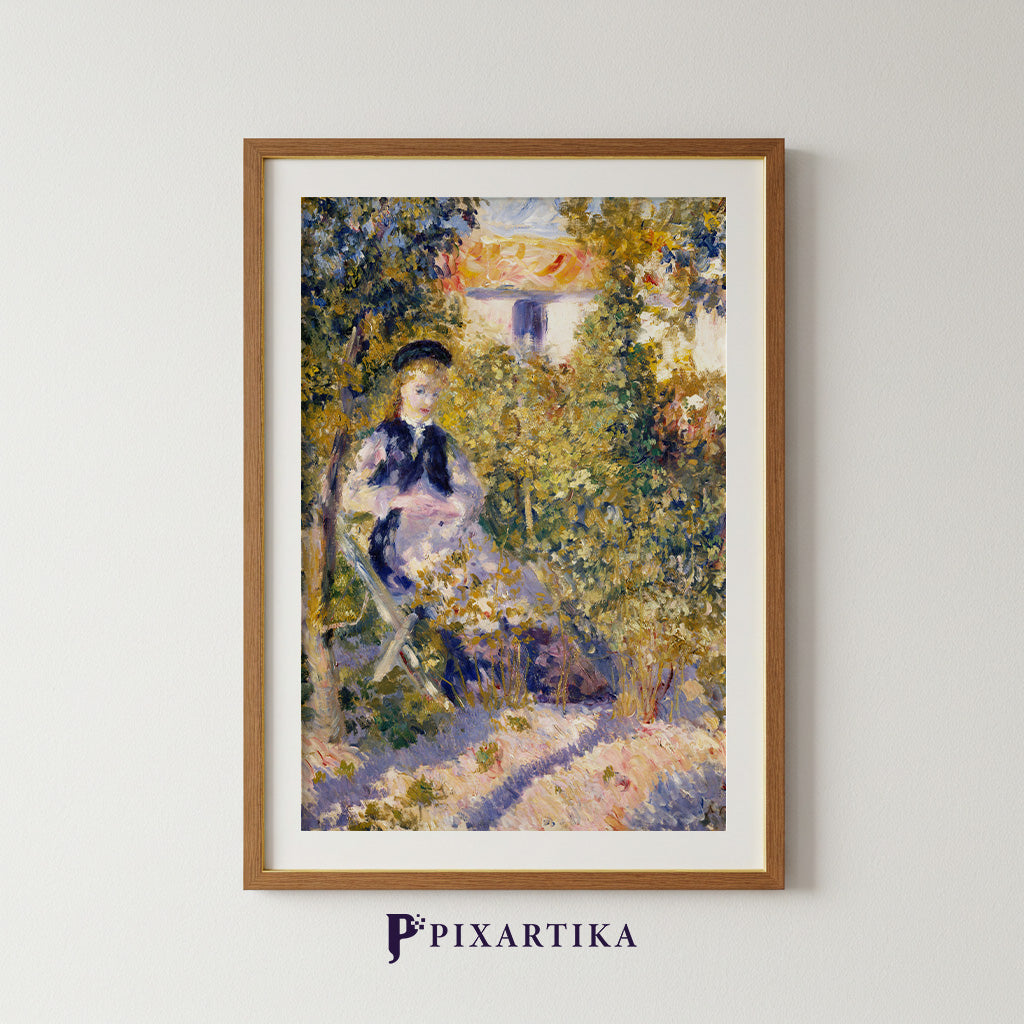 "Nini in the Garden" by Auguste Renoir
