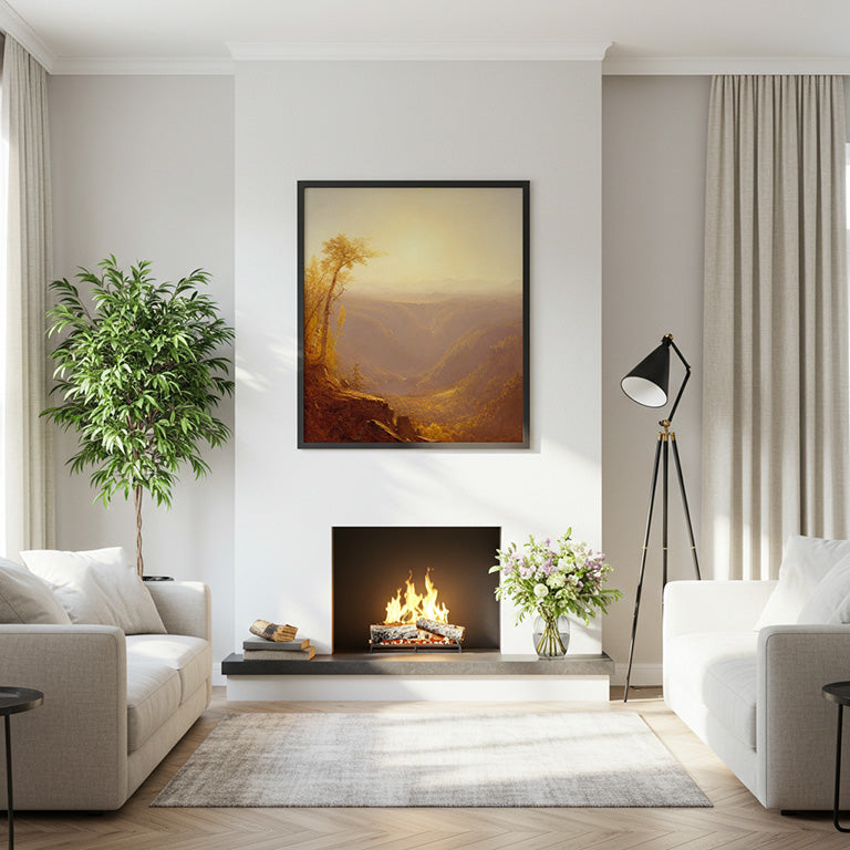 A Gorge in the Mountains (Kauterskill Clove) | Landscape Print