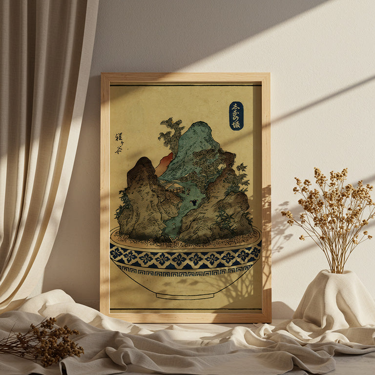 “Fujikawa – Mountain Pass” | Japanese Ukiyo-e Landscape