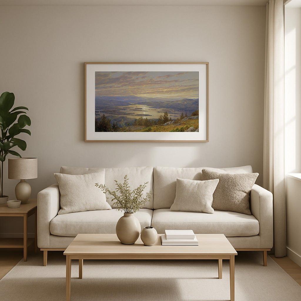 Lake Squam from Red Hill | Landscape Print
