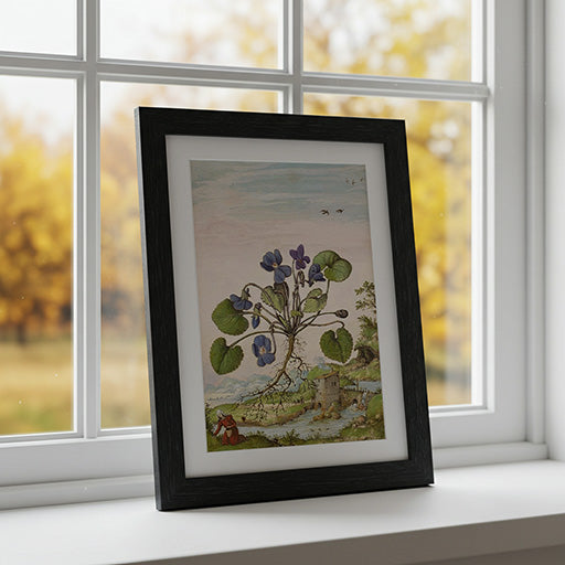 Viola odorata | Vintage Botanical Print