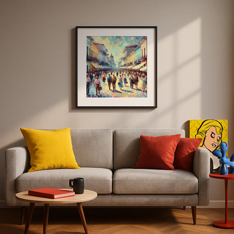 "Crowded Promenade" by Pixartika Collective