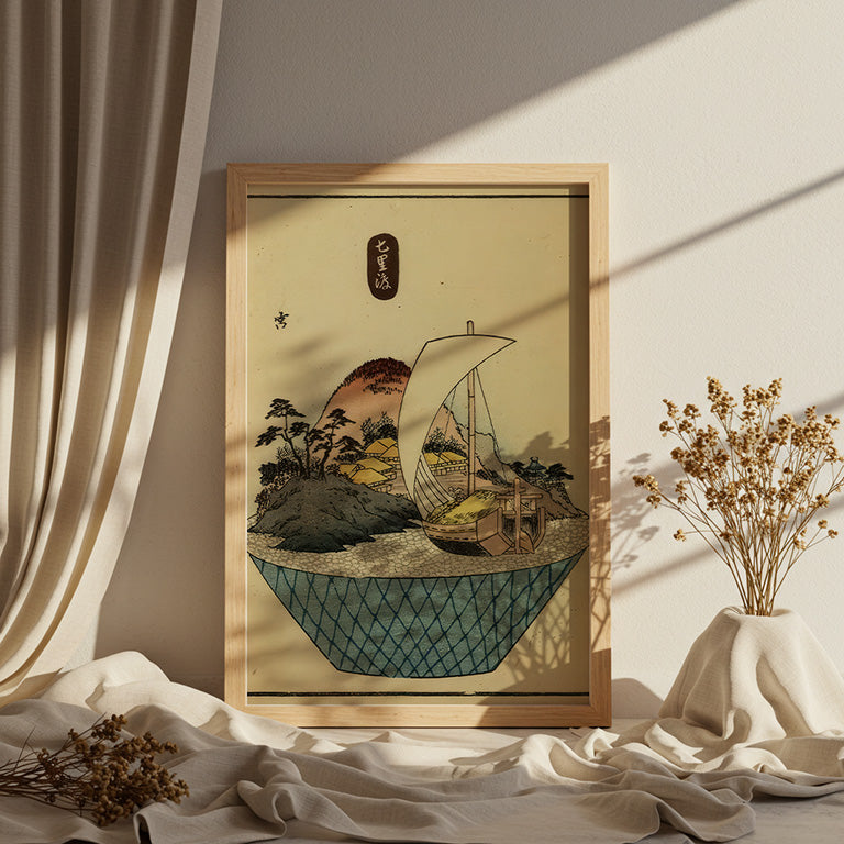 Shichiri | Sailboat at Dusk