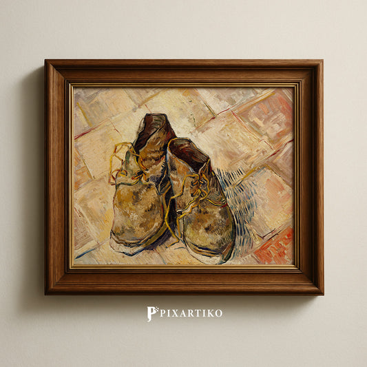 "Shoes" by Vincent van Gogh