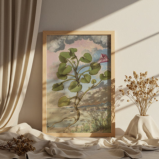 Callystegia soldanella | Vintage Botanical Print