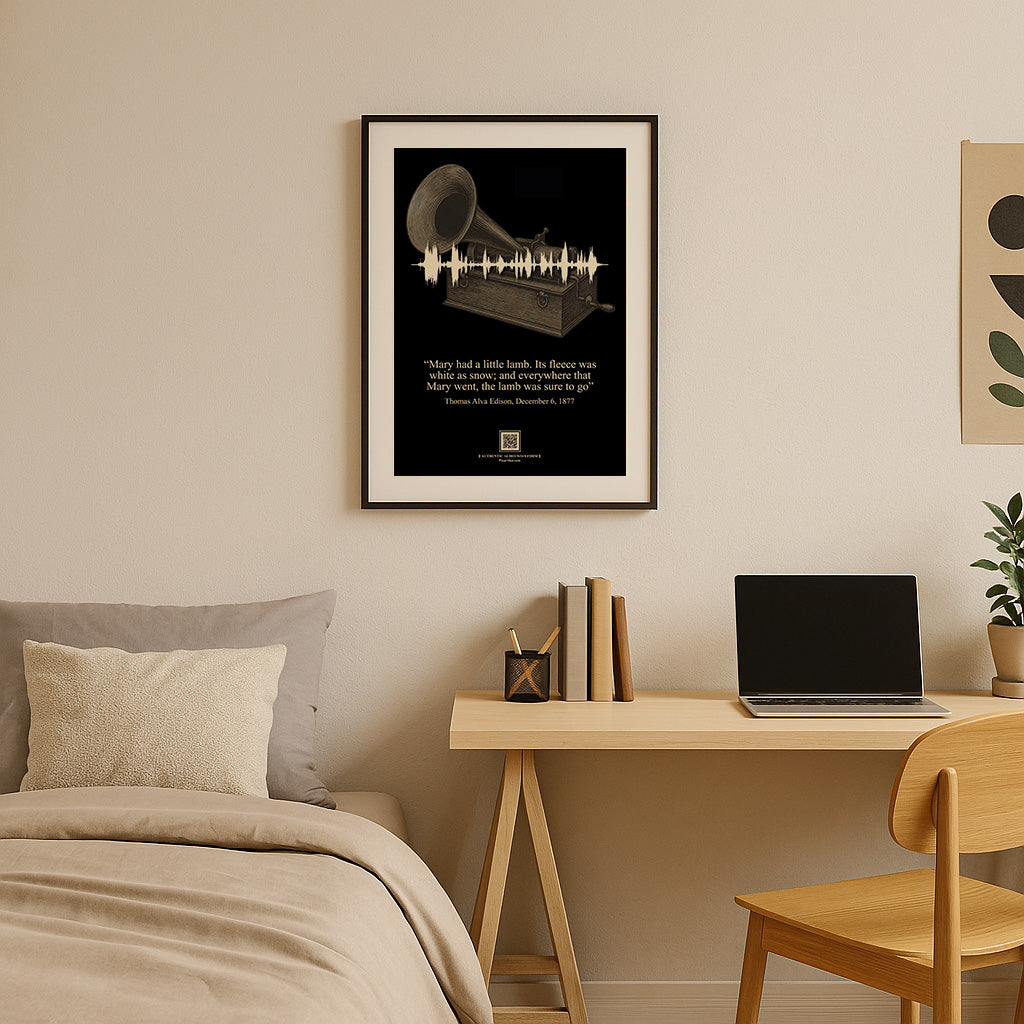 "The Mechanism of Memory" | Printable Historic Audio Art