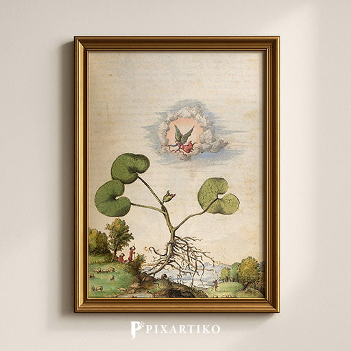 Asarum Europaeum | Vintage Botanical Print