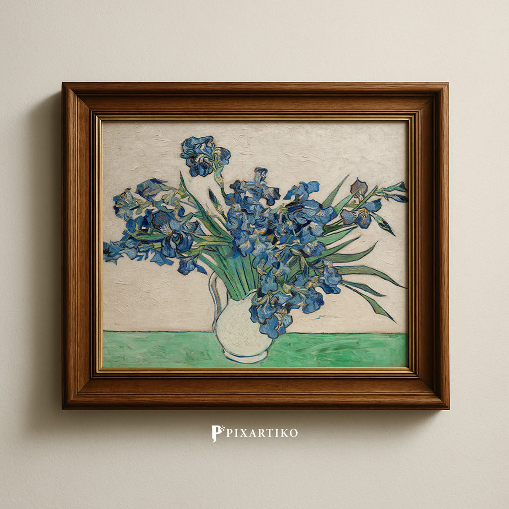 "Irises" by Vincent Van Gogh