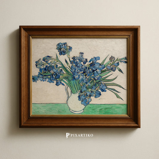 "Irises" by Vincent Van Gogh