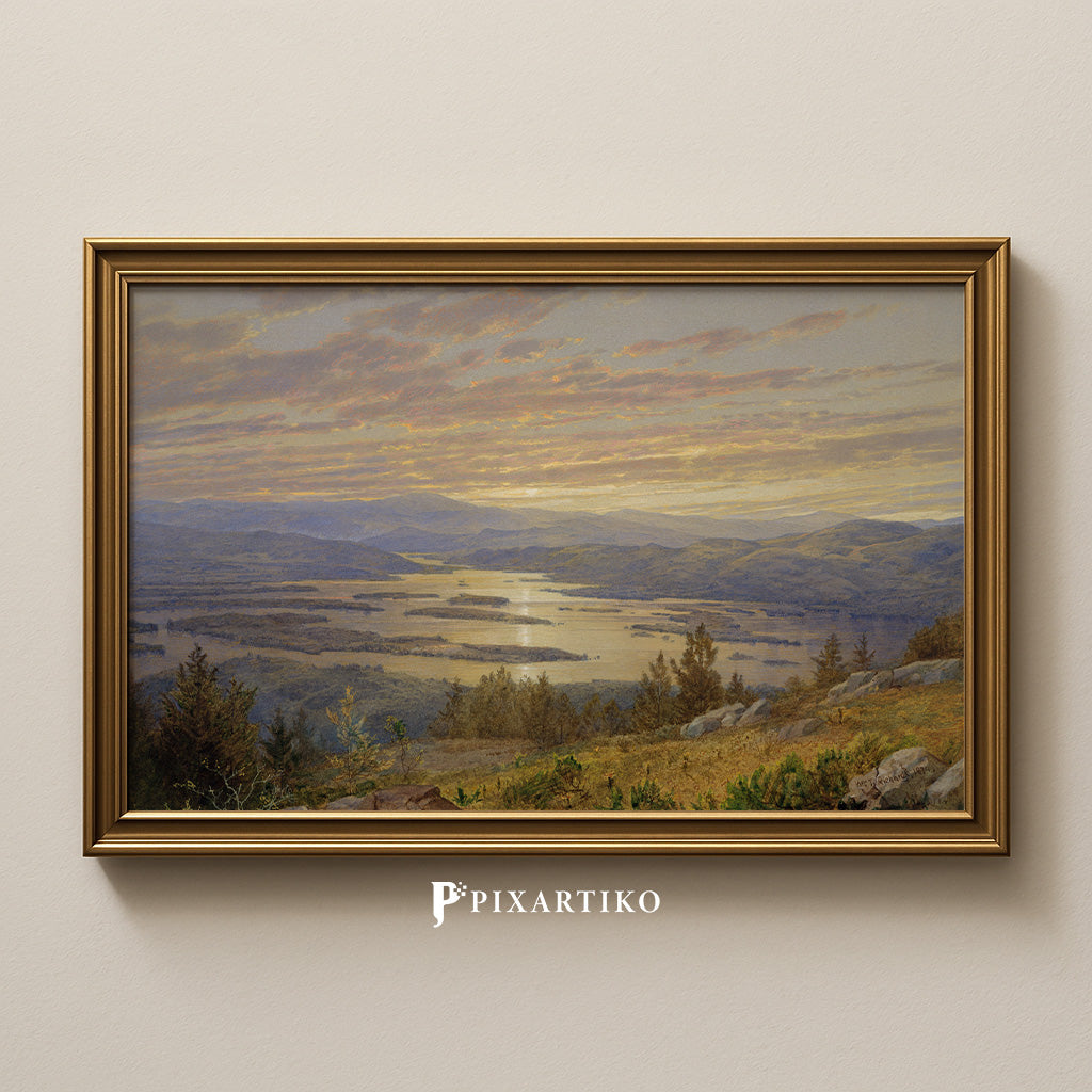 Lake Squam from Red Hill | Landscape Print