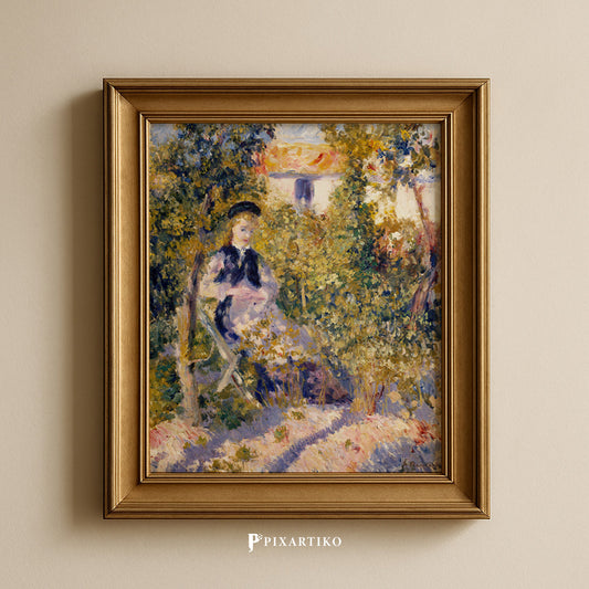 "Nini in the Garden" by Auguste Renoir