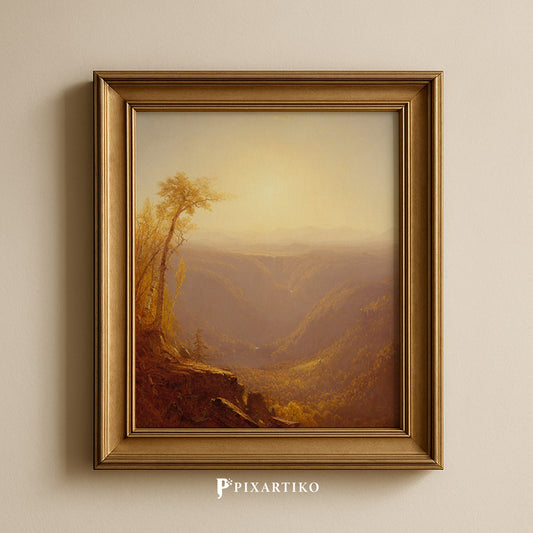 A Gorge in the Mountains (Kauterskill Clove) | Landscape Print