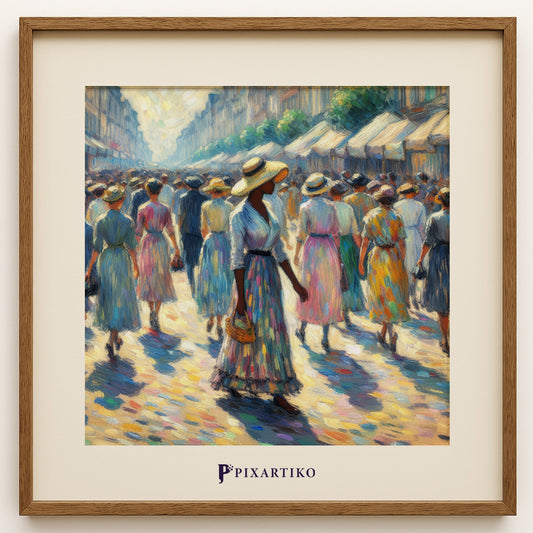 "Sunlit Street Parade" by Pixartika Collective