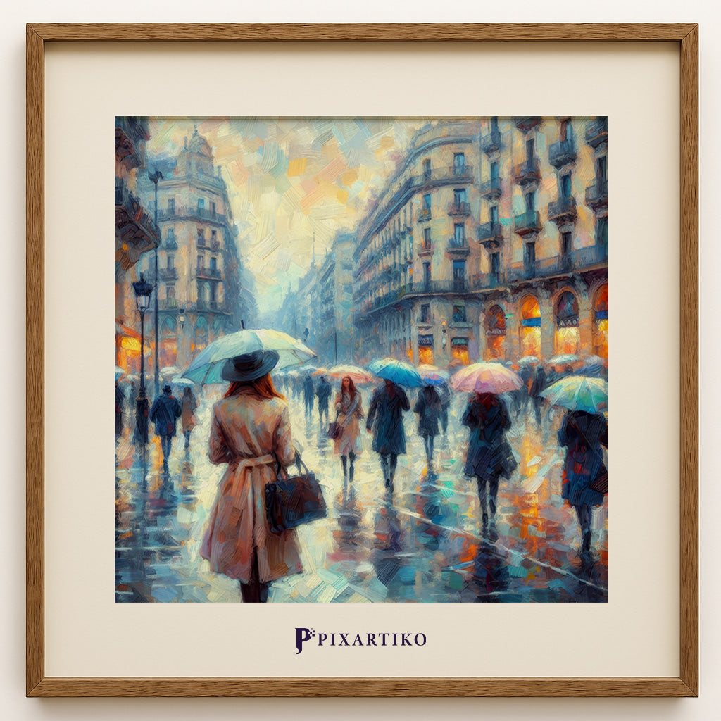 "Market Morning Glow" by Pixartika Collective