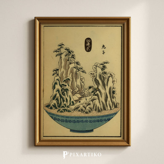 "Mariko – Miniature Mountains" | Vintage Japanese Bonsai