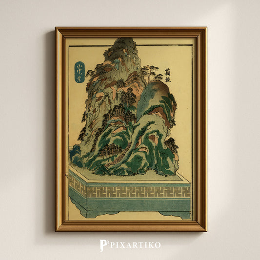 "Hakone –  Sacred Peak" | Japanese Mountain Landscape