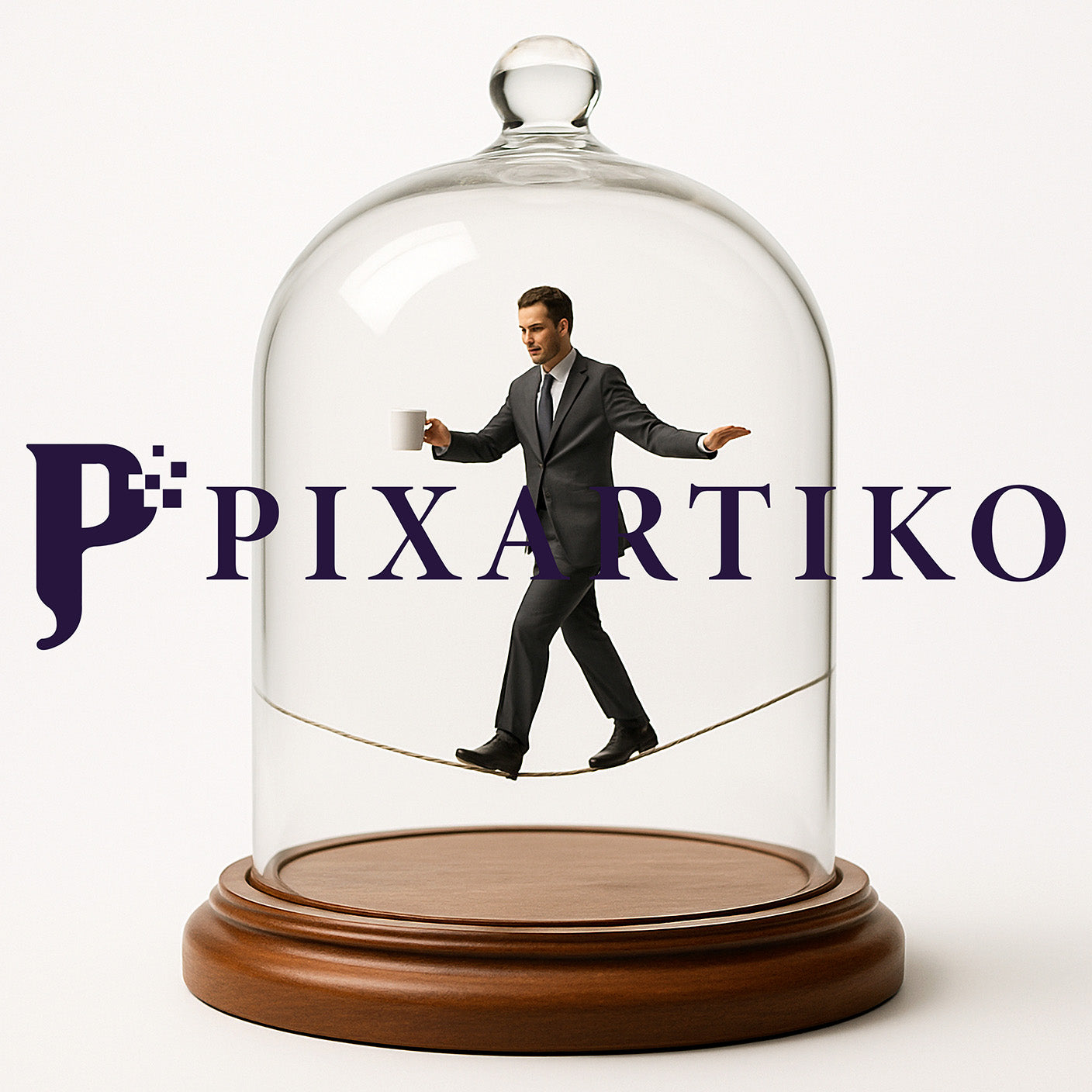 The Monday Tightrope Walker | digital wall art